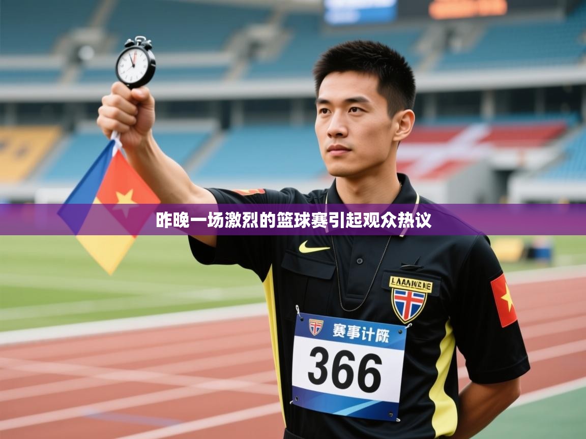 昨晚一场激烈的篮球赛引起观众热议 第1张